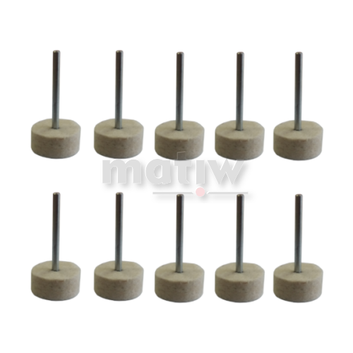 ŚCIERNICA TRZPIENIOWA Z FILCU 20 x 10 x 3 mm 10szt