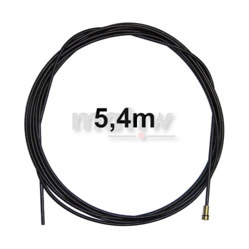 PROWADNIK STALOWY NIEPOWLEKANY MIG MAG 1,6 mm 5,4 m