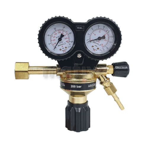 REDUKTOR JEDNOSTOPNIOWY MAXI ARGON CO2 RX-AR/CO2 Z ZAWOREM ODCINAJĄCYM SHERMAN