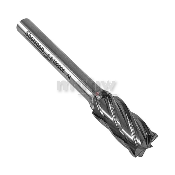 FREZ TRZPIENIOWY WALCOWY DO ALUMINIUM SHERMAN TYP B 10 mm