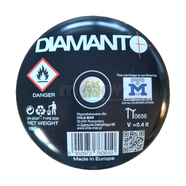 KARTUSZ NABÓJ GAZOWY PROPAN BUTAN TYP 200 190g