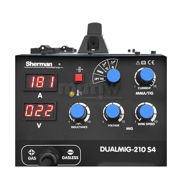 SPAWARKA MIG SHERMAN DUAMIG 210 S4 Z KOŁAMI JEZDNYMI I PÓŁKĄ NA BUTLĘ