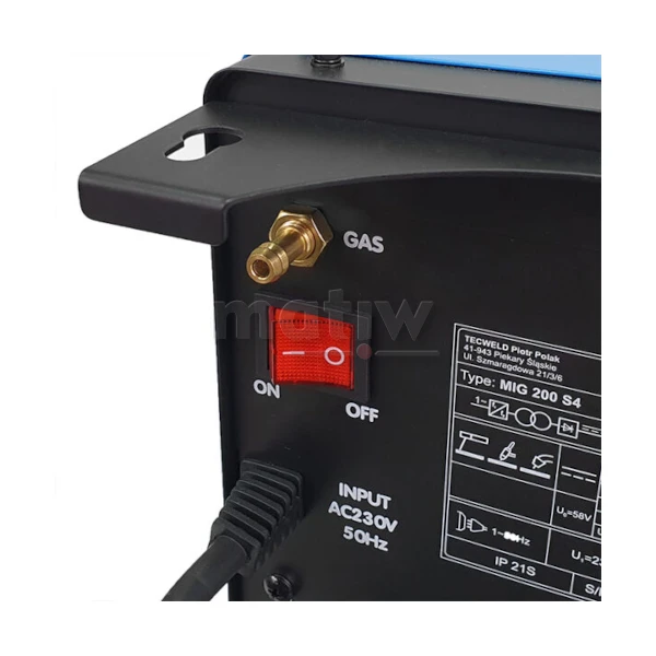 SPAWARKA MIG SHERMAN DUAMIG 210 S4 Z KOŁAMI JEZDNYMI I PÓŁKĄ NA BUTLĘ