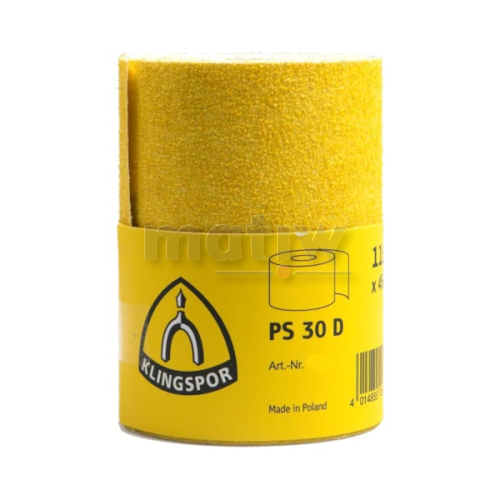 ROLKA ŚCIERNA PAPIER KLINGSPOR PS30D 115 mm x 4,5 m P180 10szt