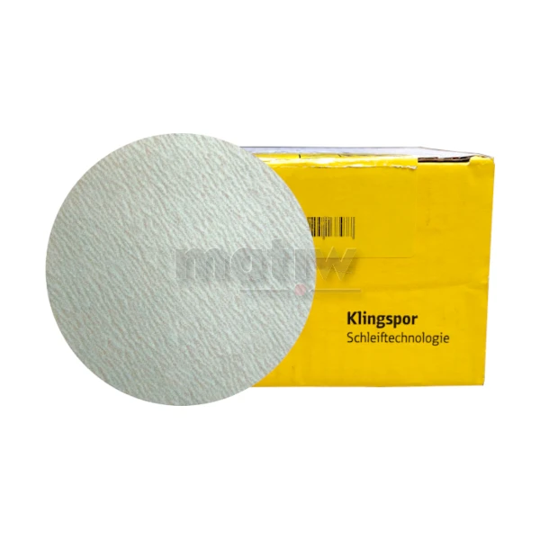 KRĄŻEK ŚCIERNY SAMOCZEPNY KLINGSPOR PS73CWK 125mm GLS0 P80 100szt