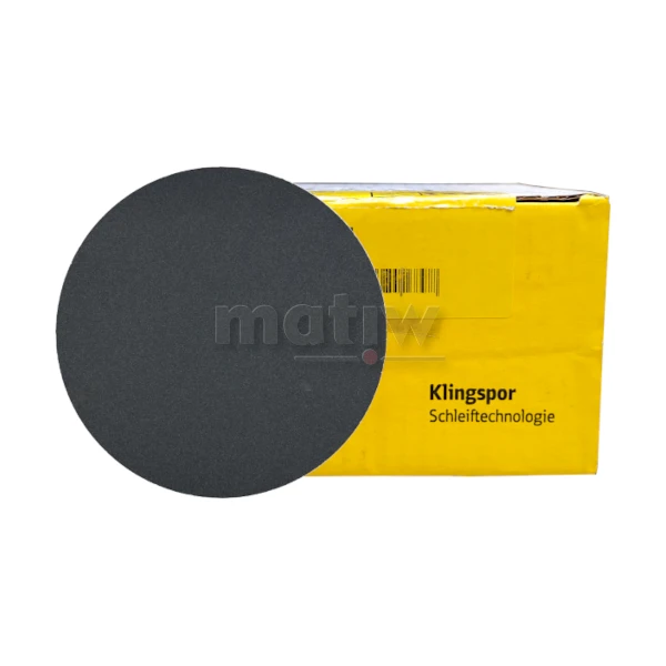 KRĄŻEK ŚCIERNY SAMOCZEPNY KLINGSPOR PS8AK 125mm GLS0 P400 100szt