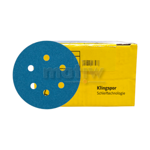 KRĄŻEK ŚCIERNY SAMOCZEPNY KLINGSPOR PS21FK GLS3 150mm P40 50szt
