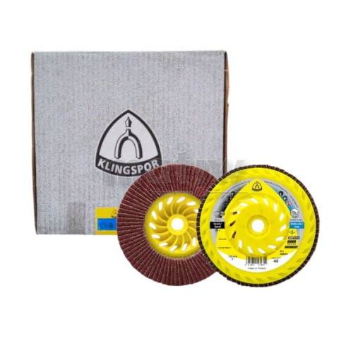 TARCZA LISTKOWA LAMELKA WYPUKŁA 125 mm KLINGSPOR SMT975 P 80 10szt