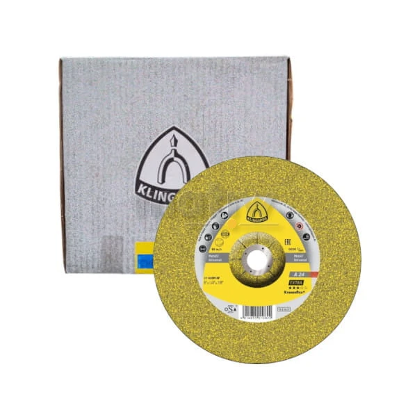 TARCZA DO SZLIFOWANIA METALU KLINGSPOR A24 EXTRA 100x6,0x16,0 mm 10szt