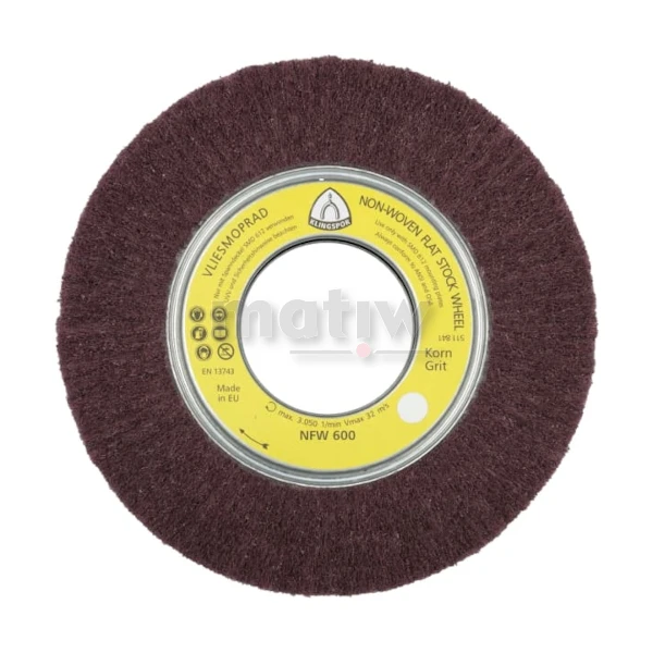 ŚCIERNICA LISTKOWA NASADZANA KLINGSPOR NFW 600 165x50x43,1 mm P180 3szt