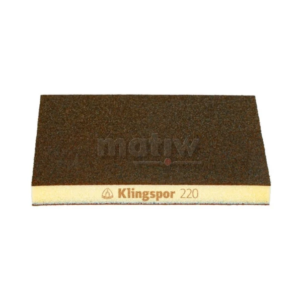 GĄBKA ŚCIERNA SZLIFIERSKA KLINGSPOR SW501TR 96x123x12,5 mm P220 100szt