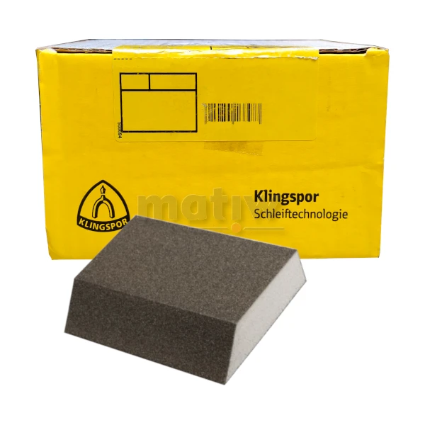 KOSTKA ŚCIERNA SZLIFIERSKA ŚCIĘTA KLINGSPOR SK700A 89x125x25 mm P180 100szt