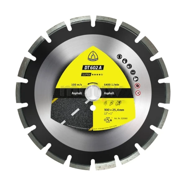 TARCZA DIAMENTOWA DO CIĘCIA KLINGSPOR DT602A 450x3,7x25,4 mm