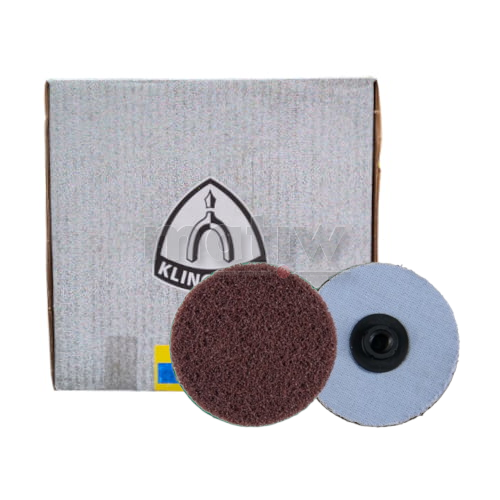 MINIKRĄŻKI QUICK CHANGE DISC KLINGSPOR 50mm QMC400 Z WŁÓKNINY VERY FINE 50szt