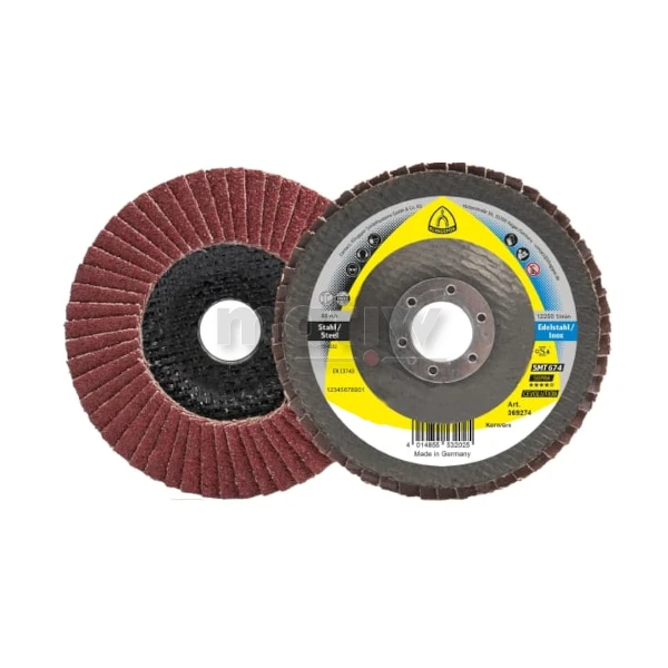 ŚCIERNICA TALERZOWA LAMELKA PŁASKA KLINGSPOR SMT674 125x22,23 mm P40 10szt