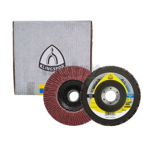 ŚCIERNICA TALERZOWA LAMELKA WYPUKŁA KLINGSPOR SMT974 125x22,23 mm P80 10szt