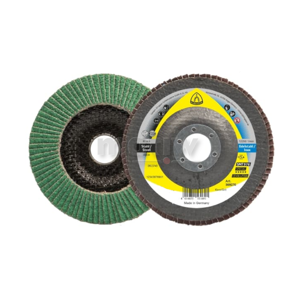 ŚCIERNICA TALERZOWA LAMELKA WYPUKŁA KLINGSPOR SMT976 125x22,23 mm P40 10szt