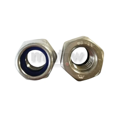 NAKRĘTKA NIERDZEWNA A2 SZEŚCIOKĄTNA SAMOKONTRUJĄCA WYSOKA DIN 982  M6 100szt