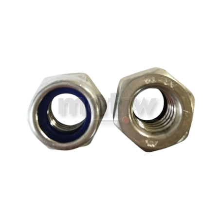 NAKRĘTKA NIERDZEWNA A2 SZEŚCIOKĄTNA SAMOKONTRUJĄCA WYSOKA DIN 982 M12 100szt