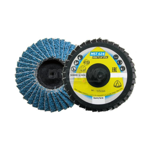 MINI ŚCIERNICA LAMELKA WYPUKŁA KLINGSPOR MST624 50 mm P40 10szt