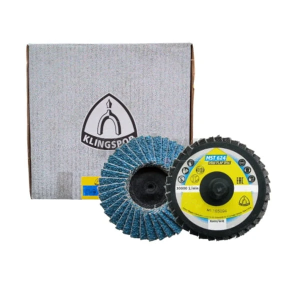 MINI ŚCIERNICA LAMELKA WYPUKŁA KLINGSPOR MST624 50 mm P80 10szt