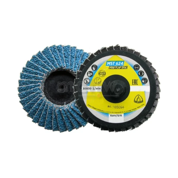 MINI ŚCIERNICA LAMELKA WYPUKŁA KLINGSPOR MST624 75 mm P80 10szt