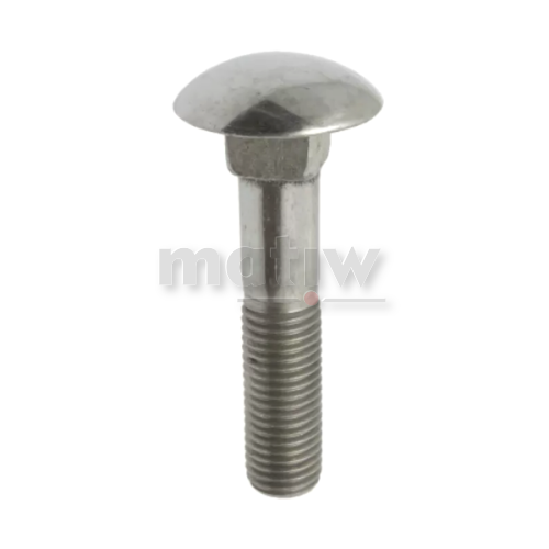 ŚRUBA NIERDZEWNA A2 ZAMKOWA ŁEB GRZYBKOWY DIN 603 M10 x 40 100szt