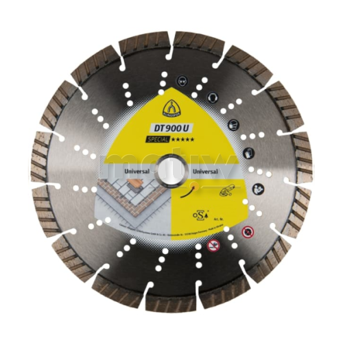 TARCZA DIAMENTOWA DO CIĘCIA KLINGSPOR DT900U 180x2,6x22,23 mm