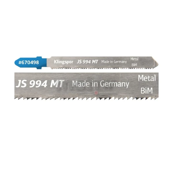 BRZESZCZOT DO WYRZYNARKI Z BIMETALU KLINGSPOR JS994MT DO METALU 90x8x1 mm 5szt