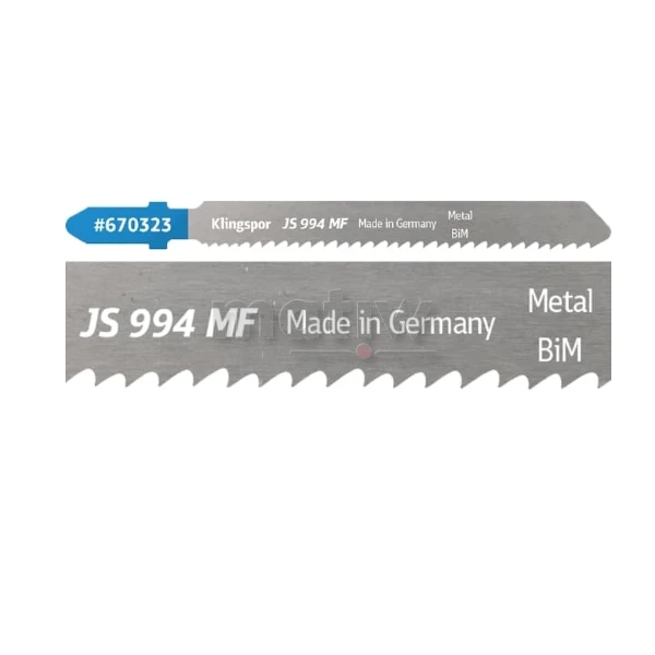 BRZESZCZOT DO WYRZYNARKI Z BIMETALU KLINGSPOR JS994MF DO METALU 90x8x1 mm 5szt