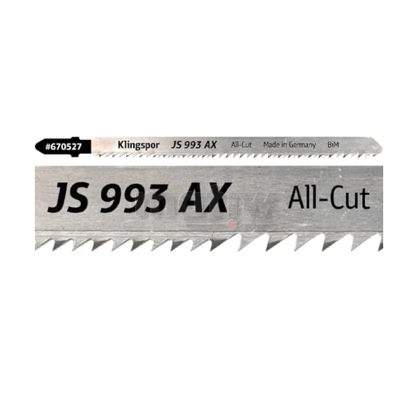 BRZESZCZOT DO WYRZYNARKI Z BIMETALU KLINGSPOR JS993AX UNIWERSALNY 132x8x1,27 mm 5szt