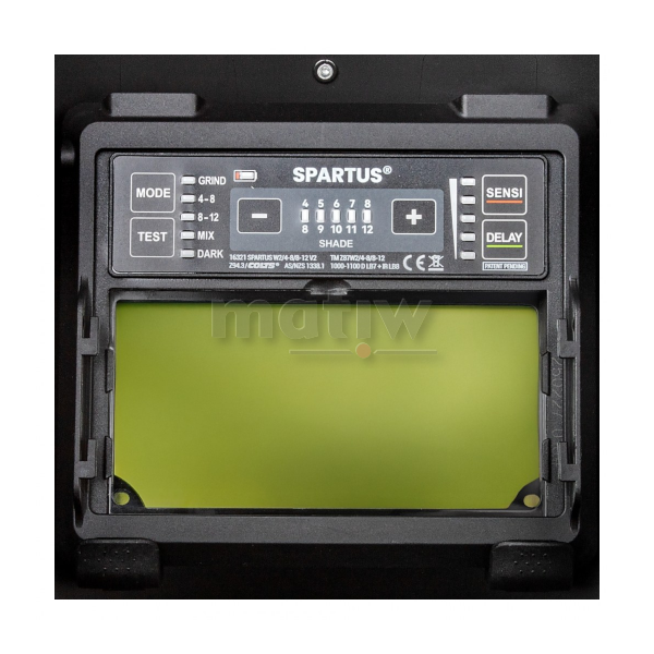 PRZYŁBICA SPAWALNICZA DO SPAWANIA LASEROWEGO SPARTUS ULTRA VX27 Z KASKIEM I ADAPTEREM