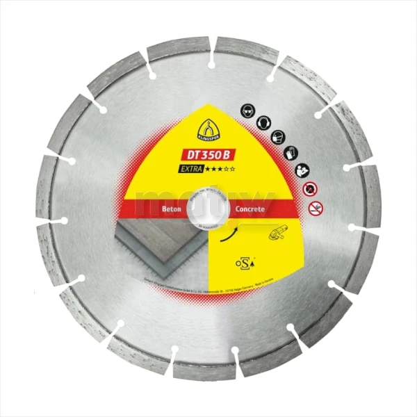 TARCZA DIAMENTOWA DO CIĘCIA KLINGSPOR DT350B 350x3,0x25,4 mm