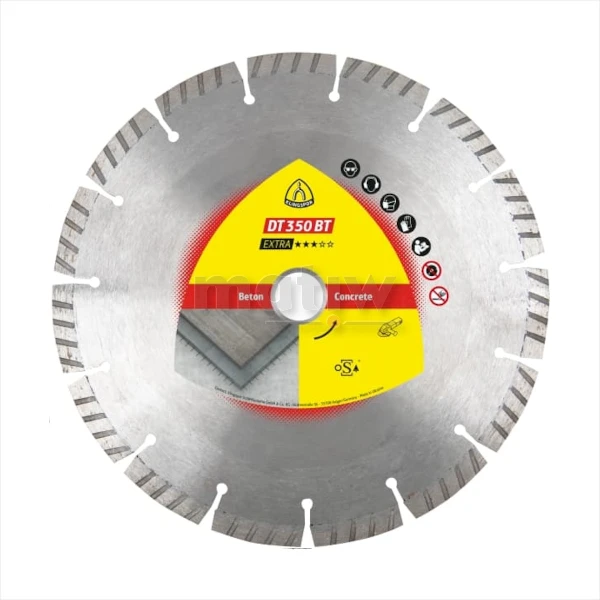 TARCZA DIAMENTOWA DO CIĘCIA KLINGSPOR DT350BT 150x2,4x22,23 mm