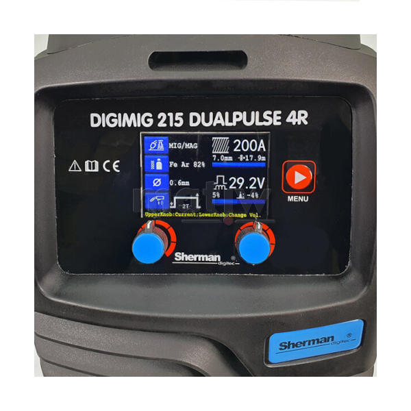 SPAWARKA INWERTOROWA SYNERGIA MIGOMAT MIG SHERMAN DIGIMIG 215 DUAL PULSE