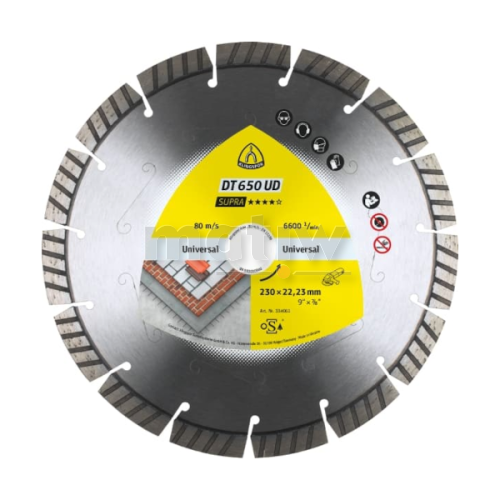 TARCZA DIAMENTOWA DO CIĘCIA KLINGSPOR DT650UD 230x2,6x22,23 mm