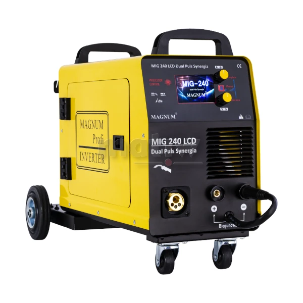 SPAWARKA INWERTEROWA MAGNUM MIG 240 DUAL PULS SYNERGIA LCD