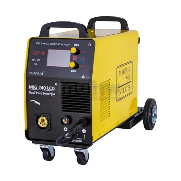 SPAWARKA INWERTEROWA MAGNUM MIG 240 DUAL PULS SYNERGIA LCD