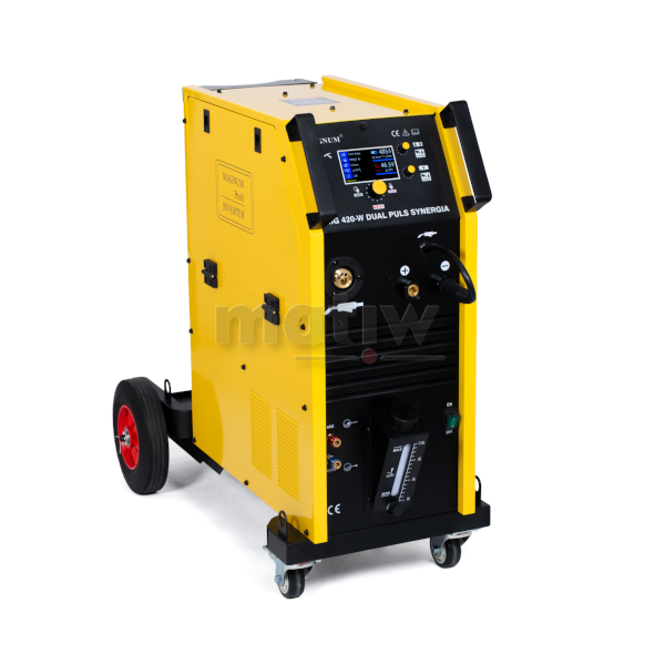 SPAWARKA INWERTEROWA MAGNUM MIG 420-W DUAL PULS SYNERGIA 400V 390A