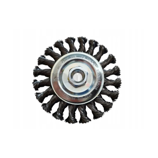 SZCZOTKA TARCZOWA KLINGSPOR BR600W DRUT FALOWANY STALOWY M14 115x15 mm