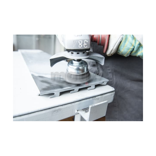 SZCZOTKA GARNKOWA KLINGSPOR BT600W DRUT FALOWANY INOX M14 80 mm
