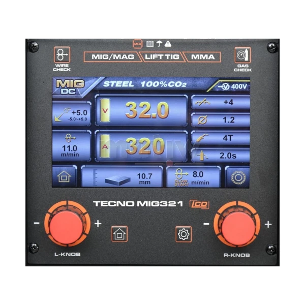 SPAWARKA IDEAL MIG TECNO 321 SYNERGIC LCD + WÓZEK