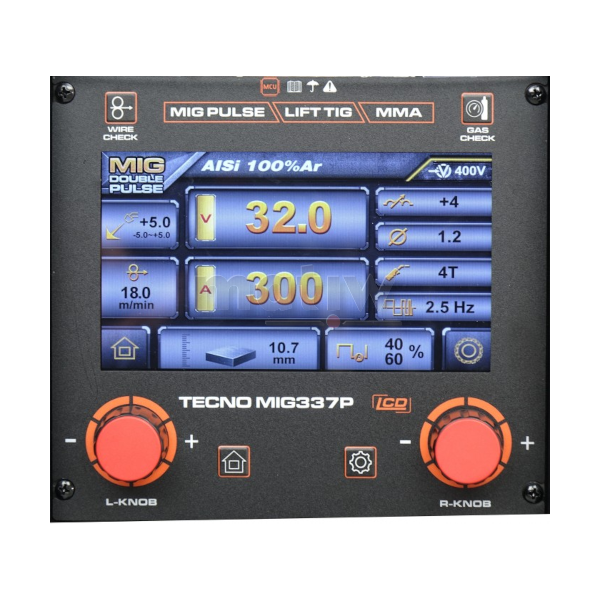 SPAWARKA IDEAL MIG TECNO 337 PULSE SYNERGIC LCD