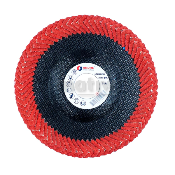 ŚCIERNICA LAMELKA CERAMIKA ANDRE 125x22,23 CUR P60