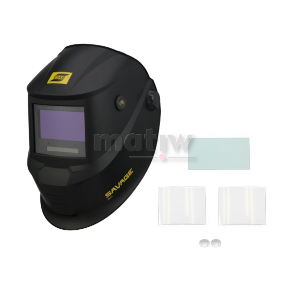 PRZYŁBICA SPAWALNICZA ESAB SAVAGE A41 AIR POD NAWIEW PAPR CZARNA