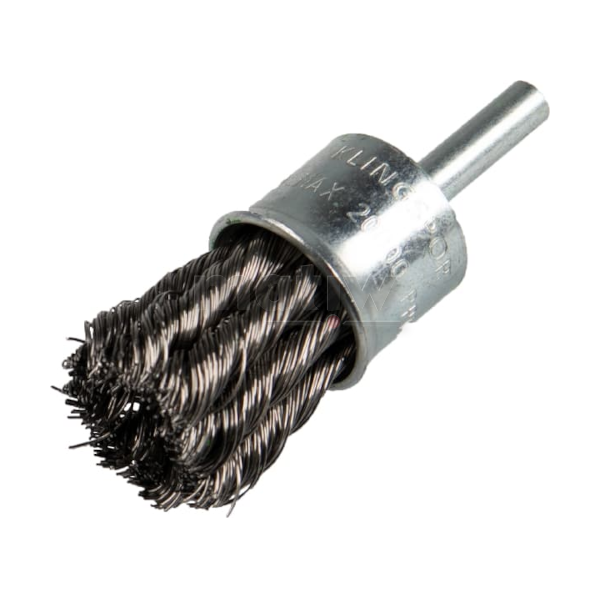SZCZOTKA PĘDZELKOWA TRZPIENIOWA KLINGSPOR BPS600Z DRUT SPLATANY STALOWY 22x6 mm 20szt.