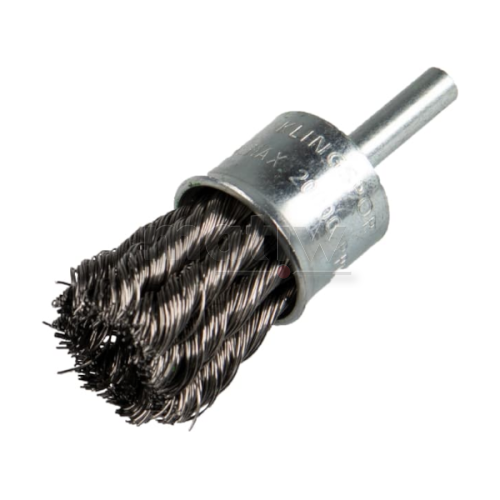 SZCZOTKA PĘDZELKOWA TRZPIENIOWA KLINGSPOR BPS600Z DRUT SPLATANY INOX 22x6 mm 10szt.