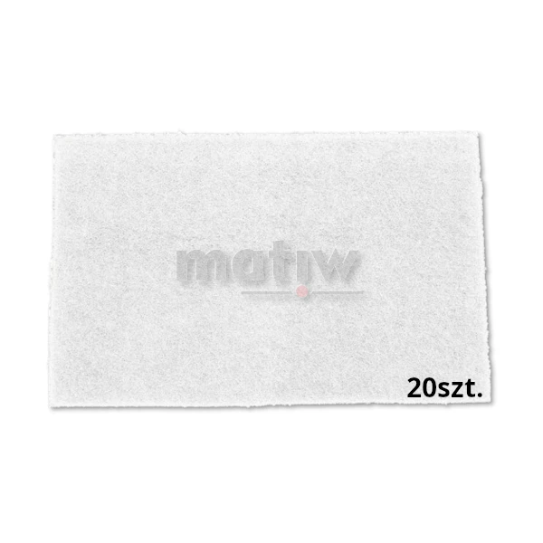 ARKUSZ ŚCIERNY WŁÓKNINA KLINGSPOR NPA 500 BIAŁA 152x229 mm 20szt