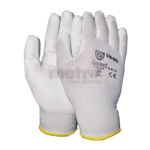 Rękawice robocze POWLEKANE PU poliuretanem Gunners DW-002, Rozmiar 7 - 12 par