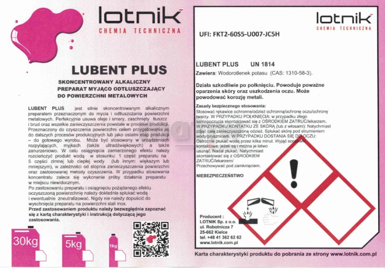Preparat myjąco odtłuszczający Lubent Plus Lotnik 30kg.jpg